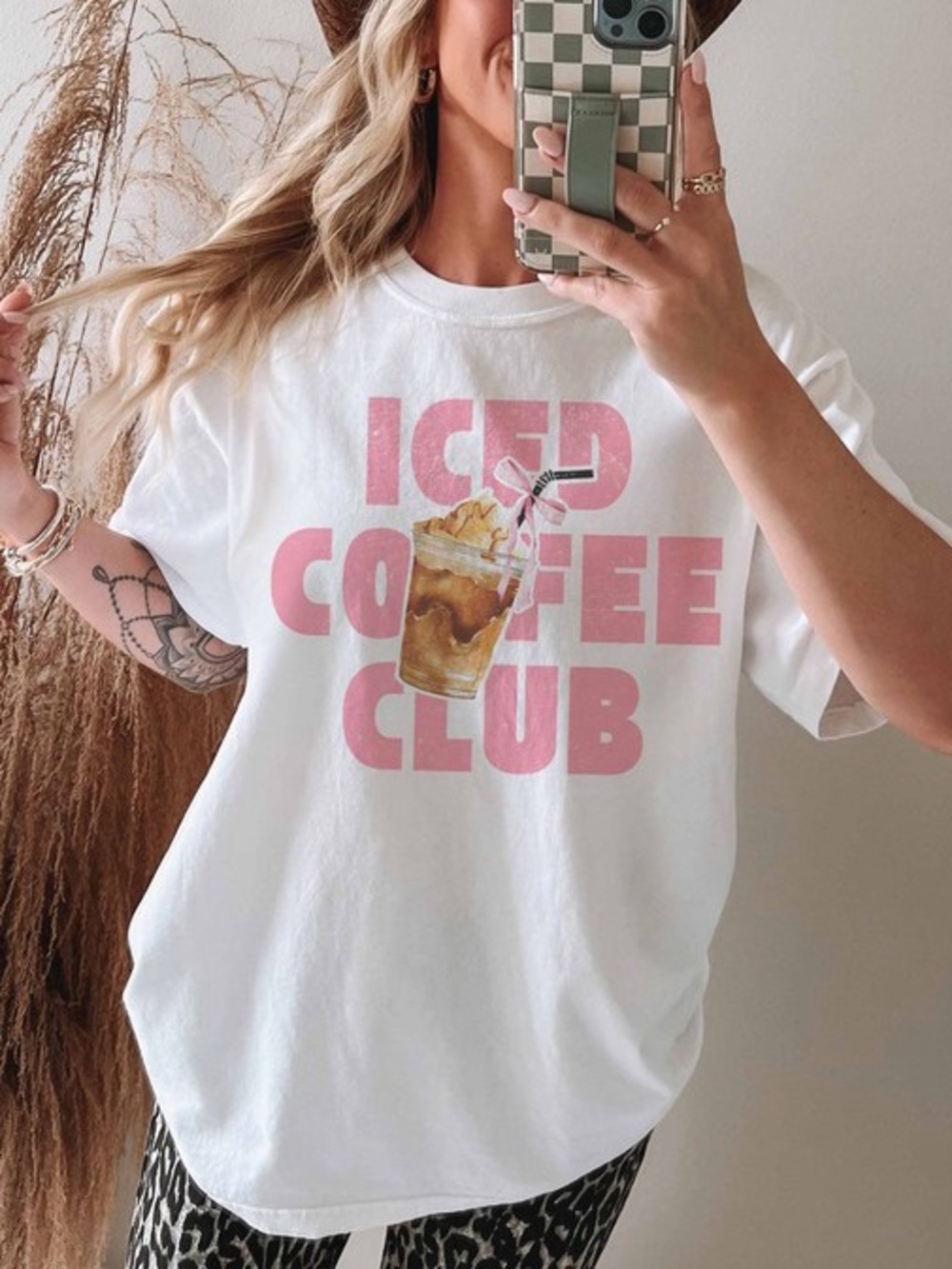 ICED COFFEE CLUB GRAPHIC TEE